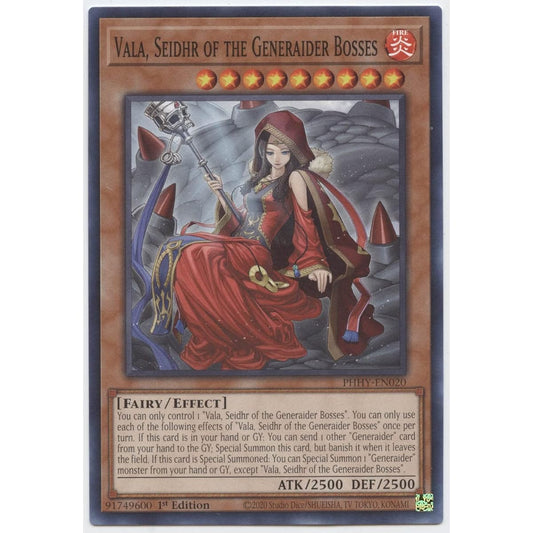 Vara, Seidhr the Generaider Boss - PHHY-EN020 - Common - 1st Edition