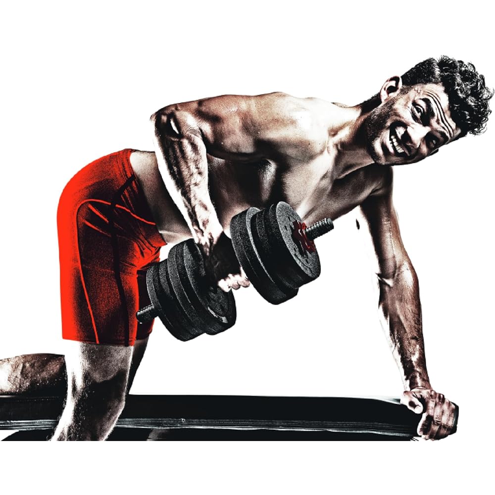 La-VIE Mega Dumbbell 10kg 20kg Variable Dumbbell Set Muscle Training [Manufacturer Genuine Product]