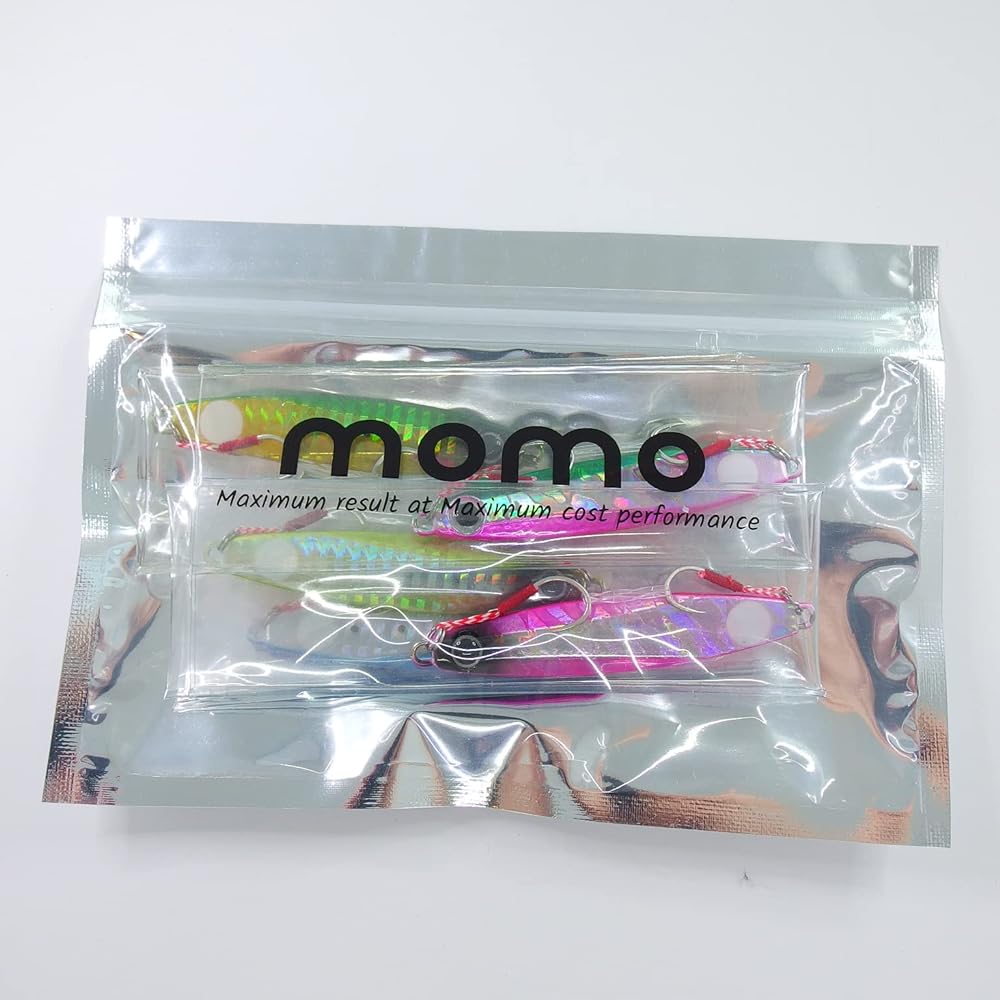 [momo lure] Momoru lure Seabass lure KANARAZU KZ-30 KZ-40 Metal jig 30g 40g Shore jigging The definitive shore jigging Perfect catch (30g - Assortment 06)