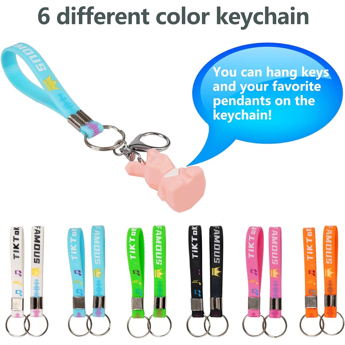 TIK Tok 36 Pieces Birthday Music Theme Party Supplies Silicone Party Supplies Stuff Favors for Girls and Boys, Famous by TIK Fans