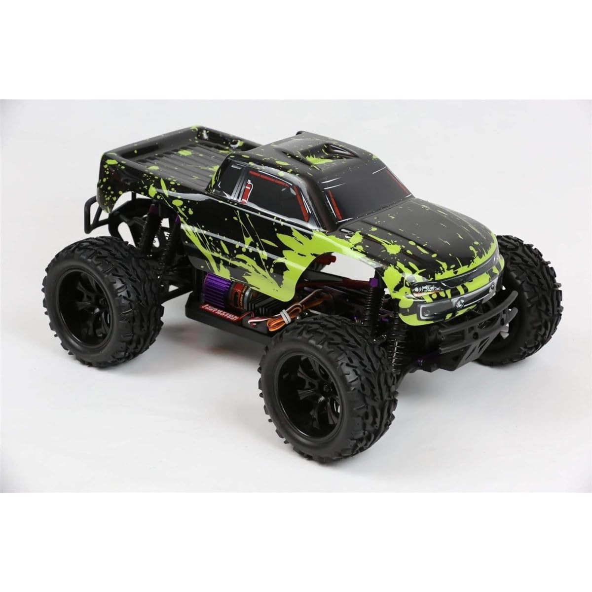 SummitLink Custom Body Muddy Green over Black for 1/10 Stampede 4x4 VXL 2WD Slayer RC Car or Truck (Truck Not Included) ST-BG-02