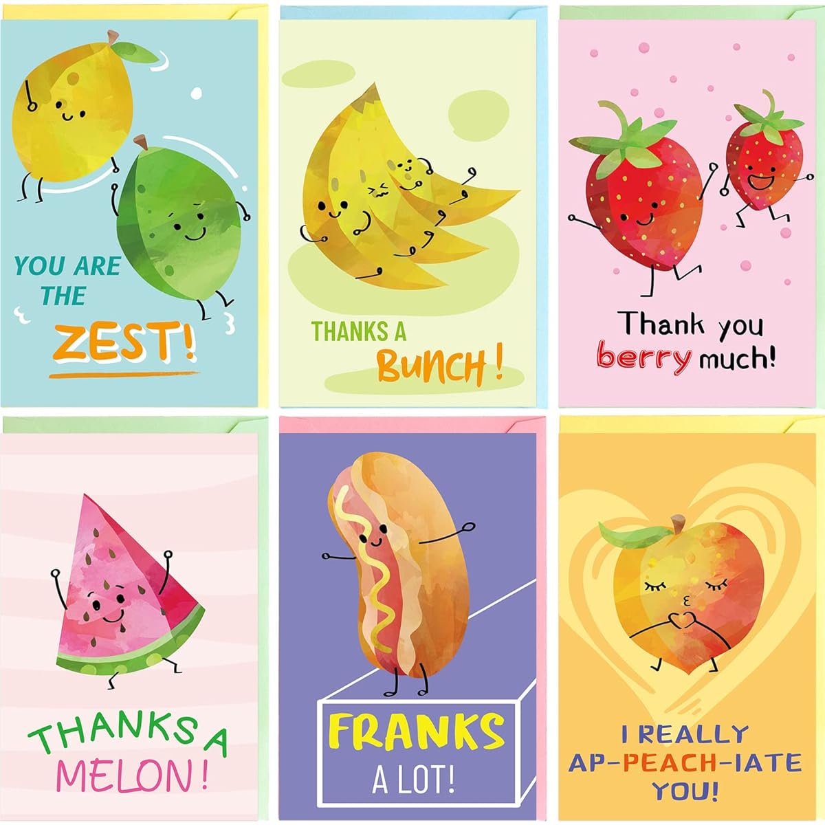 ceiba tree fun thank you cards for teachers 24 pack with envelopes