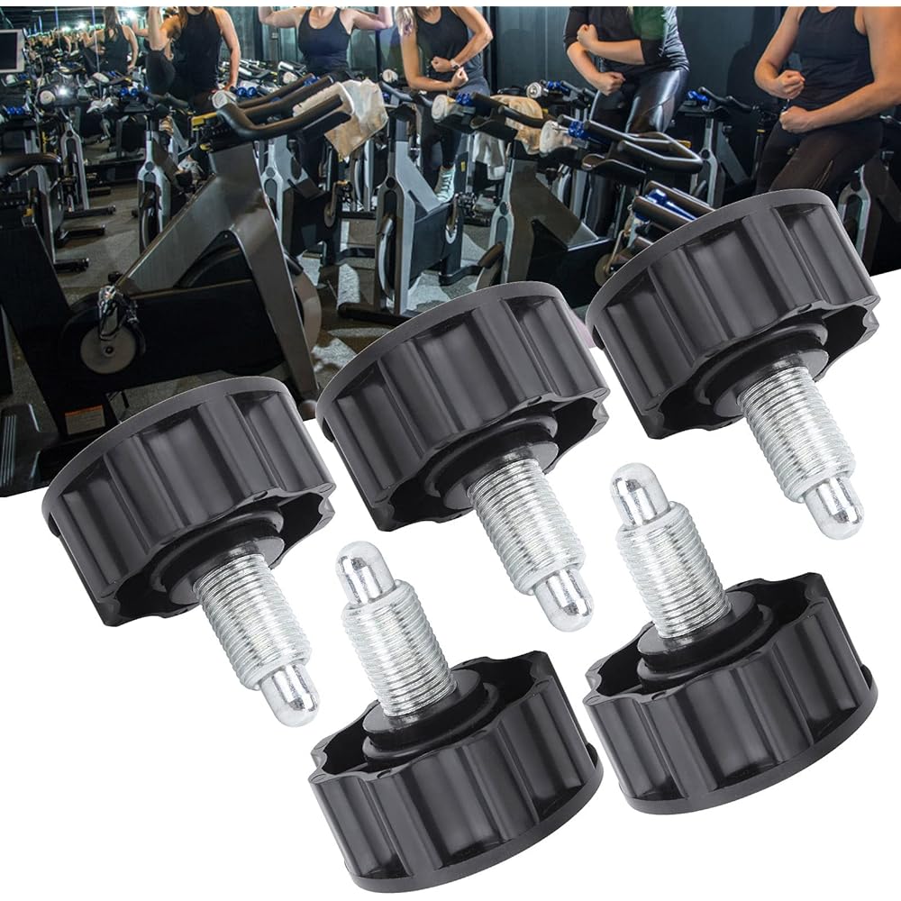 Fitness Adjustment Knob, 5 Pieces Fitness Pop Pull Pin Knob M16 Exercise Training Machine Release Bike Equipment