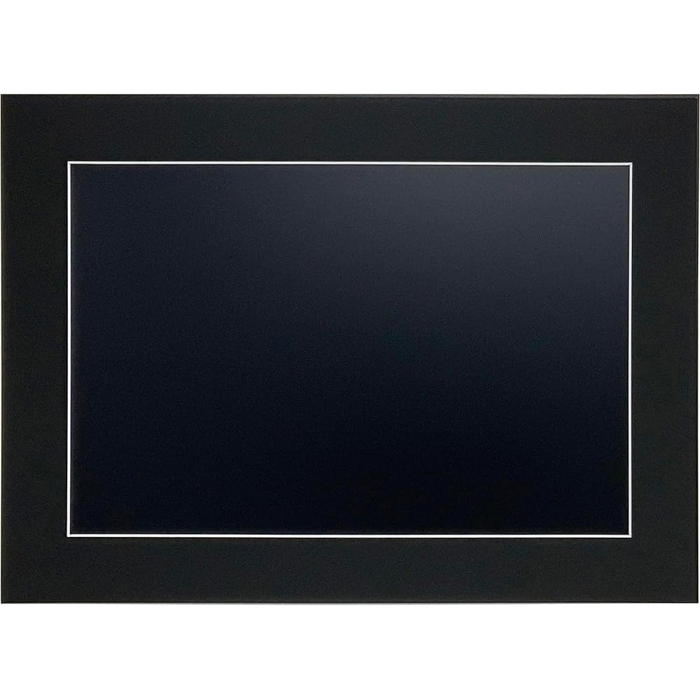 Replaceable float panel matte color/black (1.5 mm thick) (panel outside dimensions: 412 x 562 mm, window opening dimensions: 300 x 450 mm) for A3 nobi
