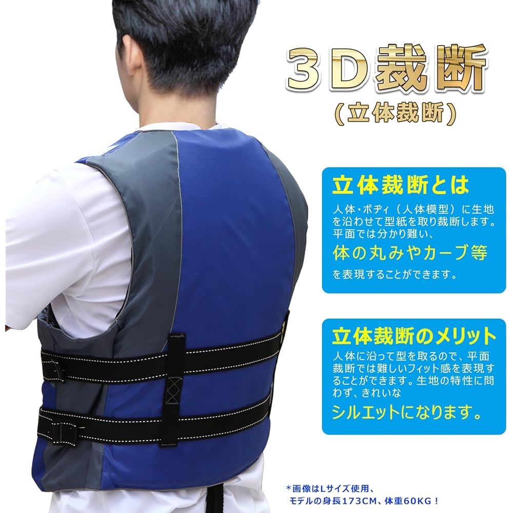 Reedark Life Jacket, New Model, Fishing Vest for Adults and Children, Fishing Vest with Caller, Life Jacket, Floating Vest + Smartphone Waterproof Case Set, For Disasters, Swimming, Beach, Emergency Use, CE Certified (5 Colors & 4 Sizes))