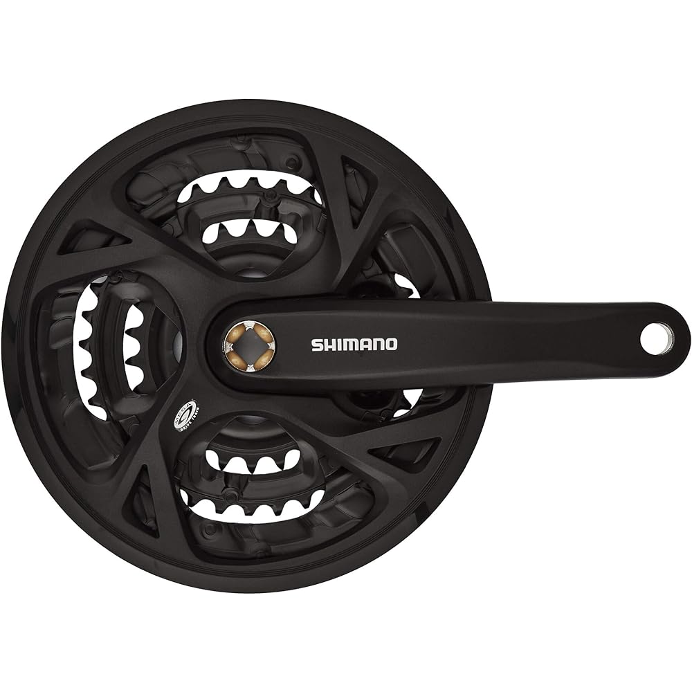 SHIMANO MTB ALTUS FC-M371 Crankset 170/175mm with guard 48/36/26T (3x9S)