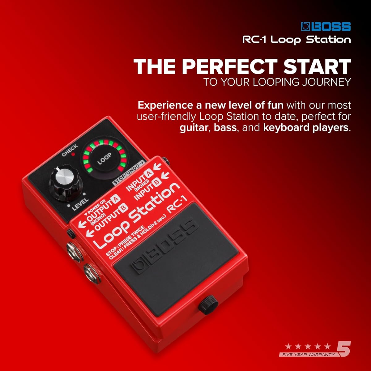 BOSS Loop Station Looper RC-1