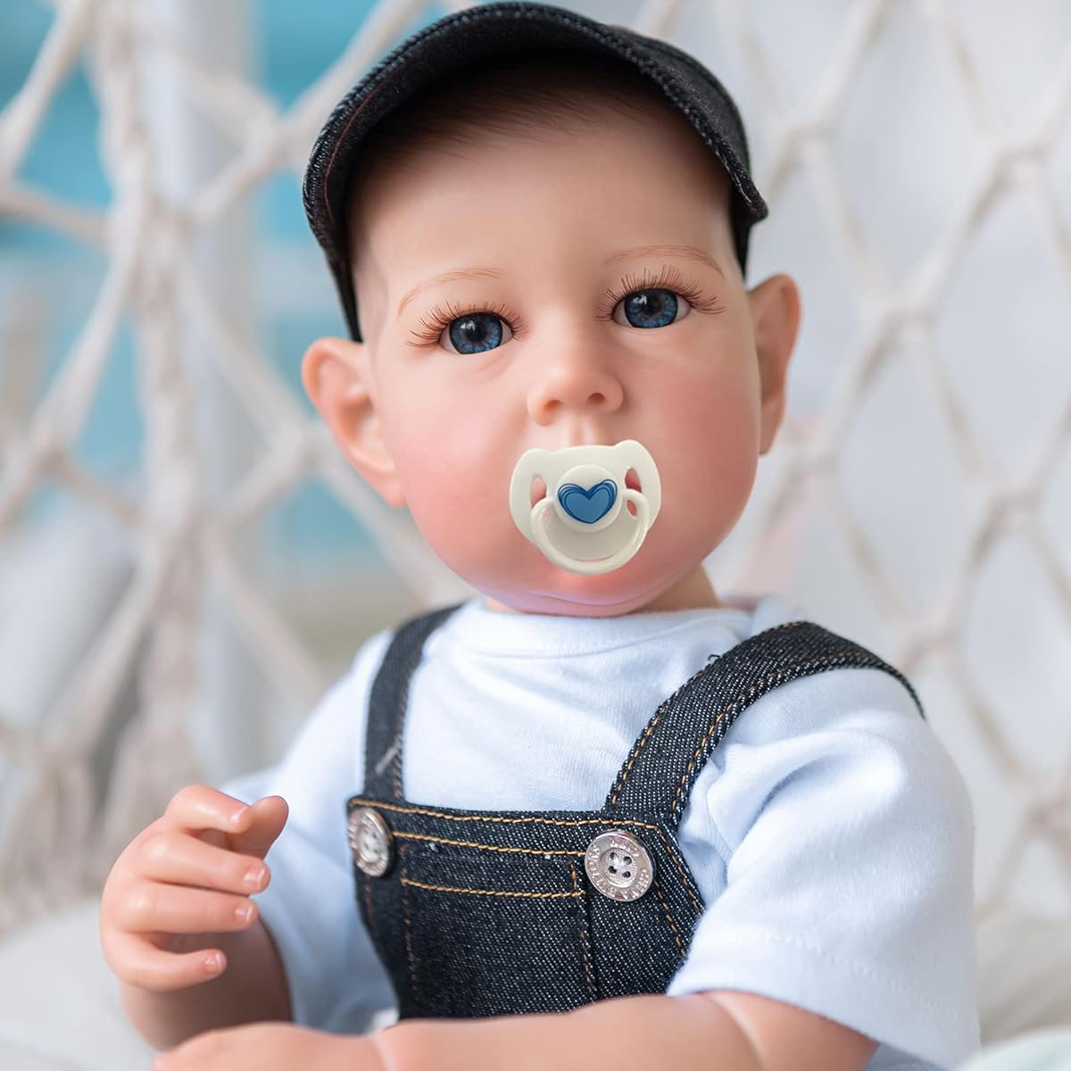 KAWAYII Lifelike Reborn Toddler Weighted Baby Boy Doll Realistic Reborn Baby Doll Handmade 28 Inch Silicone Baby Toddler Doll