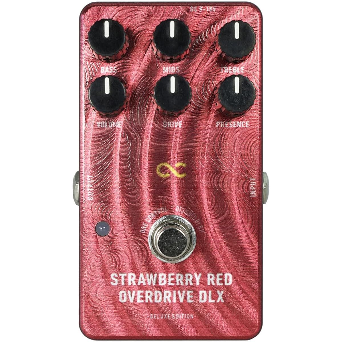 One Control STRAWBERRY RED OVERDRIVE DLX Overdrive Guitar Effector