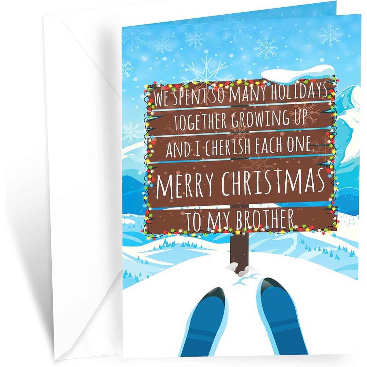 Prime Greetings Christmas Card Brother