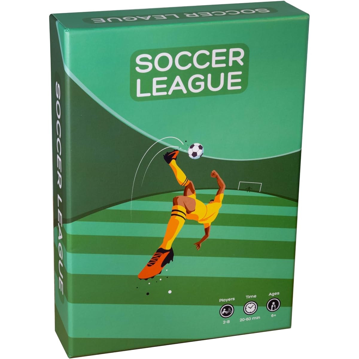 Soccer League Board Game | For kids, adults and families | For 2-8 players | Average play time 20-60 minutes