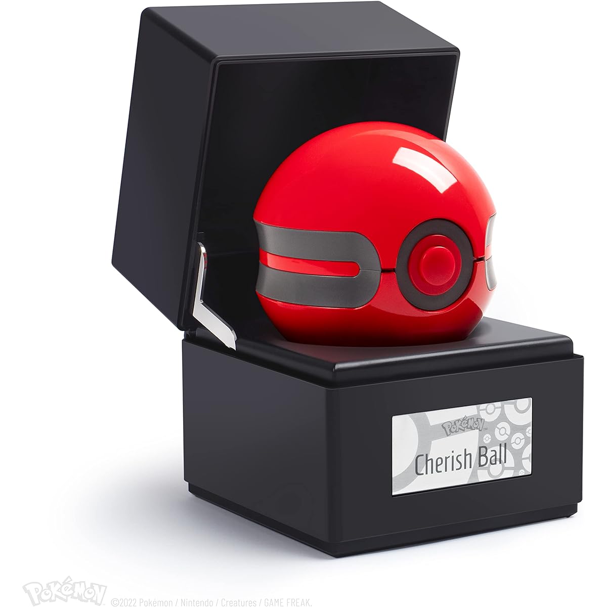 The Wand Company Cherish Ball Authentic Replica - Real, Electronic, Diecast Poke-Ball with Display Case Light - Officially Licensed Pokemon Merchandise.