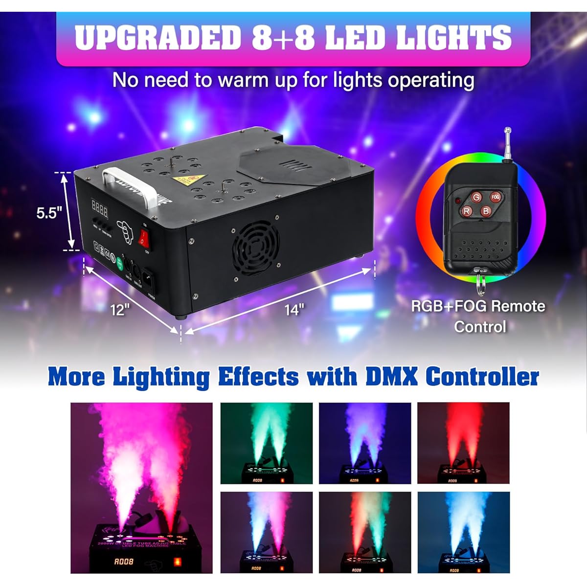 TCFUNDY fog machine
