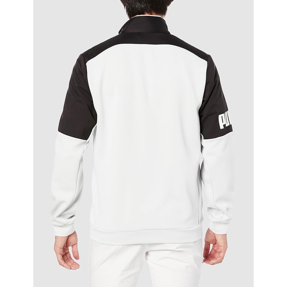 [PUMA] Men's Blouson Golf Sweat Combination Stand Collar FZ Jacket