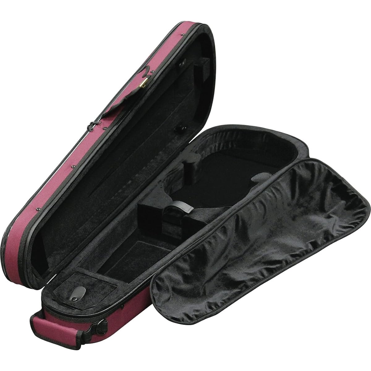 Super Light Shaped Violin Case (Triangular Type) Black