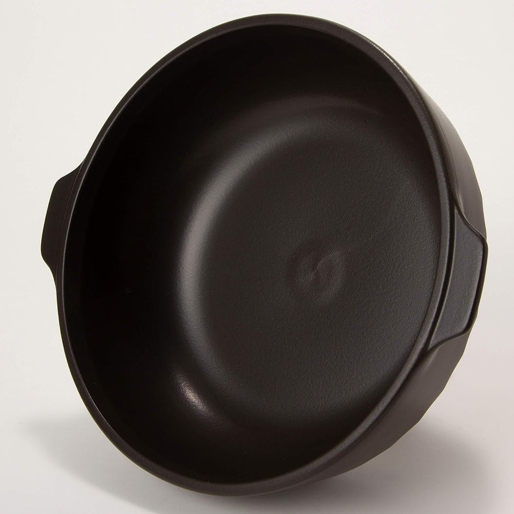 Miyao TAMAKI Earthen Pot Thermatech 3-4 Person Circle Diameter 31 x Depth 27.5 x Height 12.7cm IH/Open Fire/Microwave/Oven Suitable THK01-910