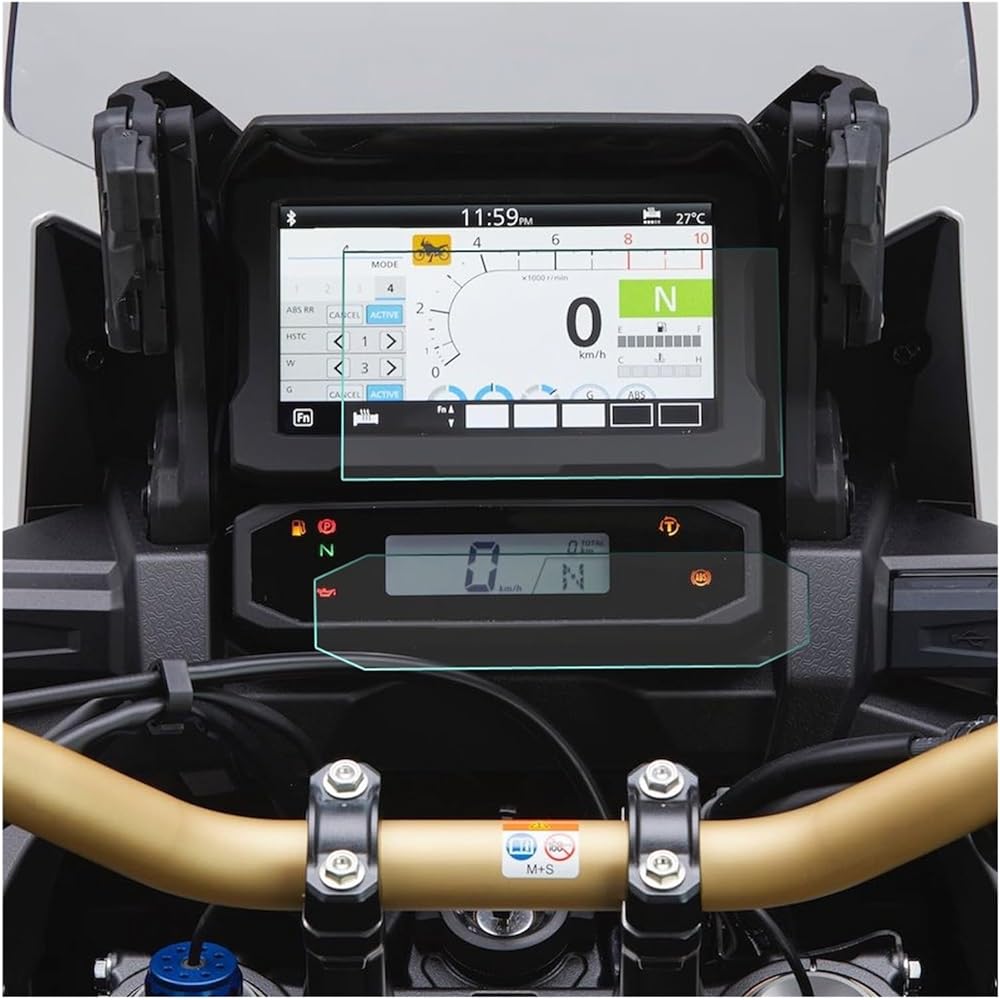 Fits Hondal CRF1100 L 2020 Cluster Scratch Protection Film TPU Protector Instrument (Color : 5 Set)