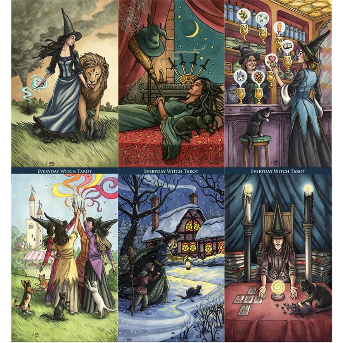 78 Tarot Cards Rider Edition Tarot Fortune Telling [Everyday Witch Tarot] Japanese Instruction Manual Included [Genuine]