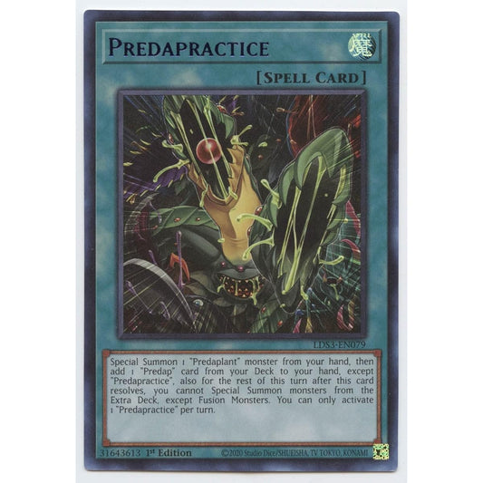 Predapri (Blue) LDS3-EN079 Ultra Rare First Edition