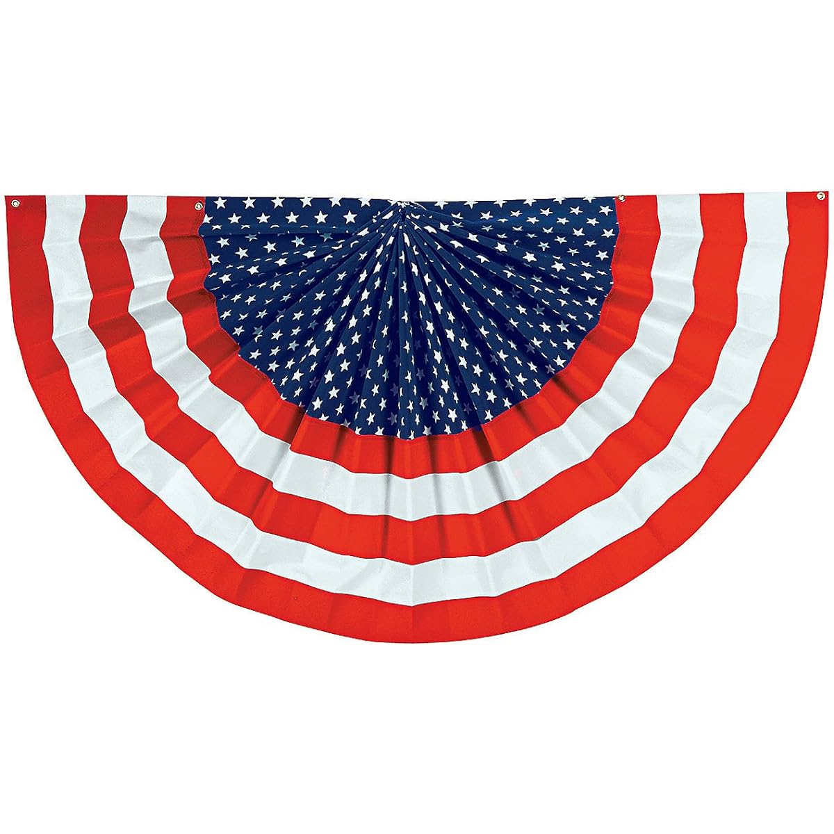 Fun Express - Patriotic Flag Flocked for 4th of July - Home Decor - Outdoor - Banners & Windsocks & Flags - 4th of July - 1 Piece