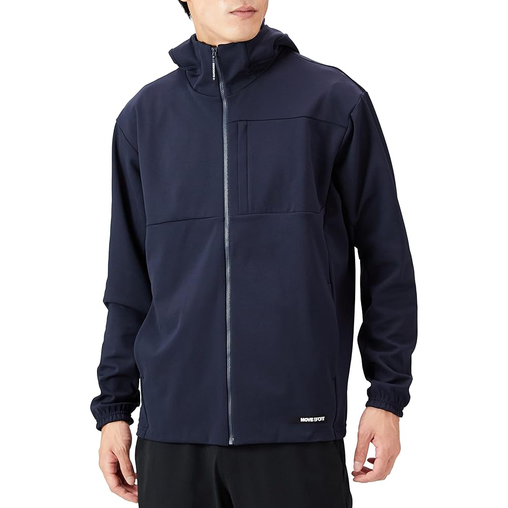 [DESCENTE] Sweat Jacket Parka with Hood Windproof Stretch Thermal Fleece Fleece MOVESPORT Training Men's