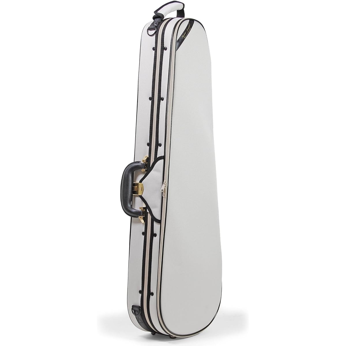 Super Light Shaped Violin Case (Triangular) Ivory