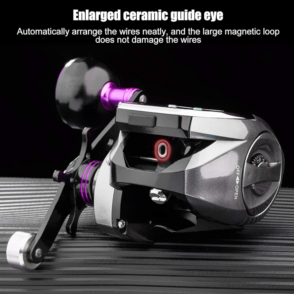 Electric Indian, magnetic brake reel, rechargeable general-purpose raft fishing for lure fishing
