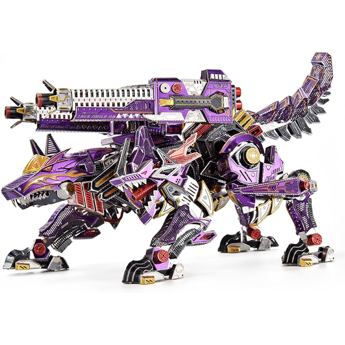 Microworld 3D Metal Puzzle Spy On War Wolf Building Metal Model Kit DIY Brain Teaser Challenge 3D Puzzle for Adults Arts Crafts Assembled Home Decoration Gifts