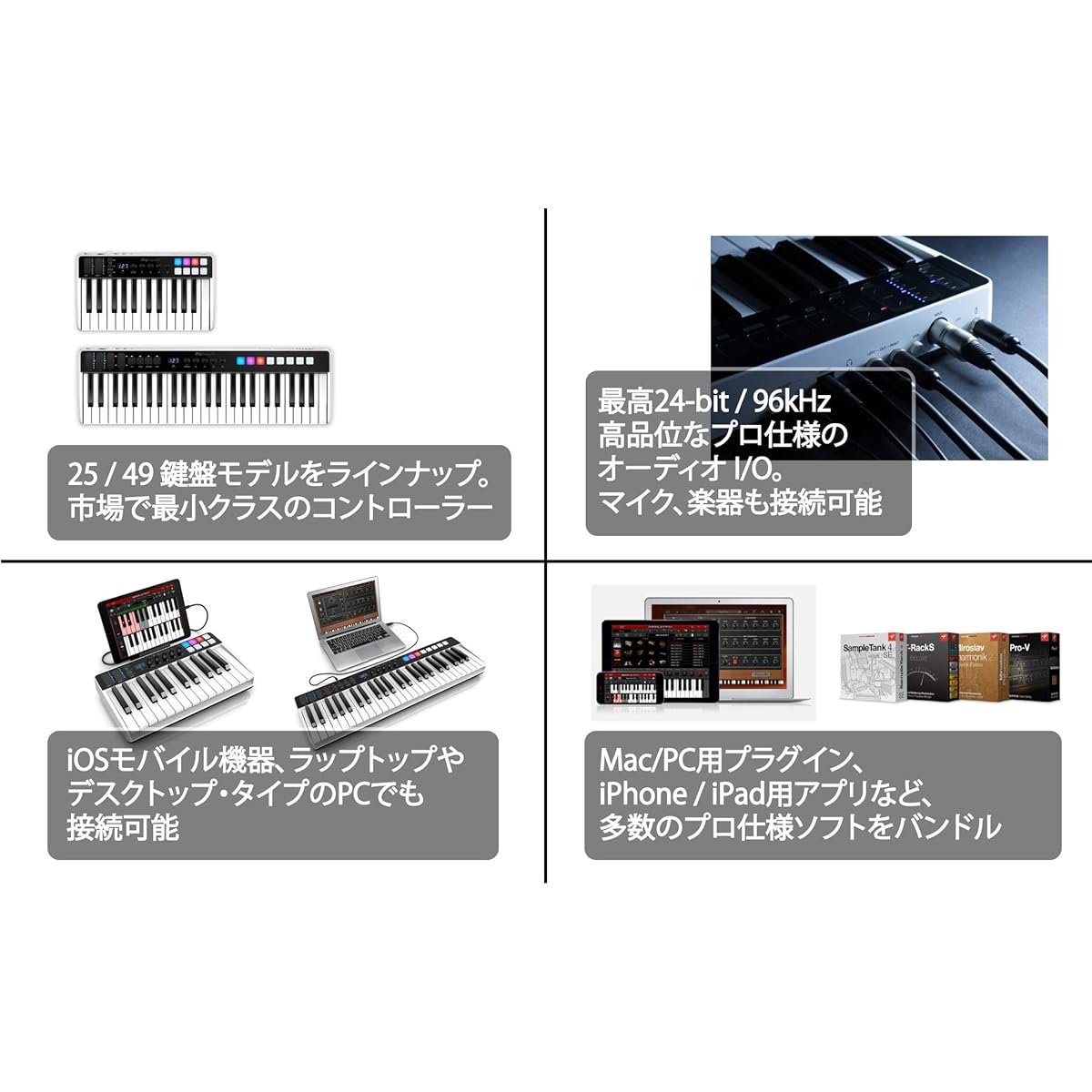 IK Multimedia iRig Keys I/O 25 Audio Interface & MIDI Keyboard [Domestic genuine product]