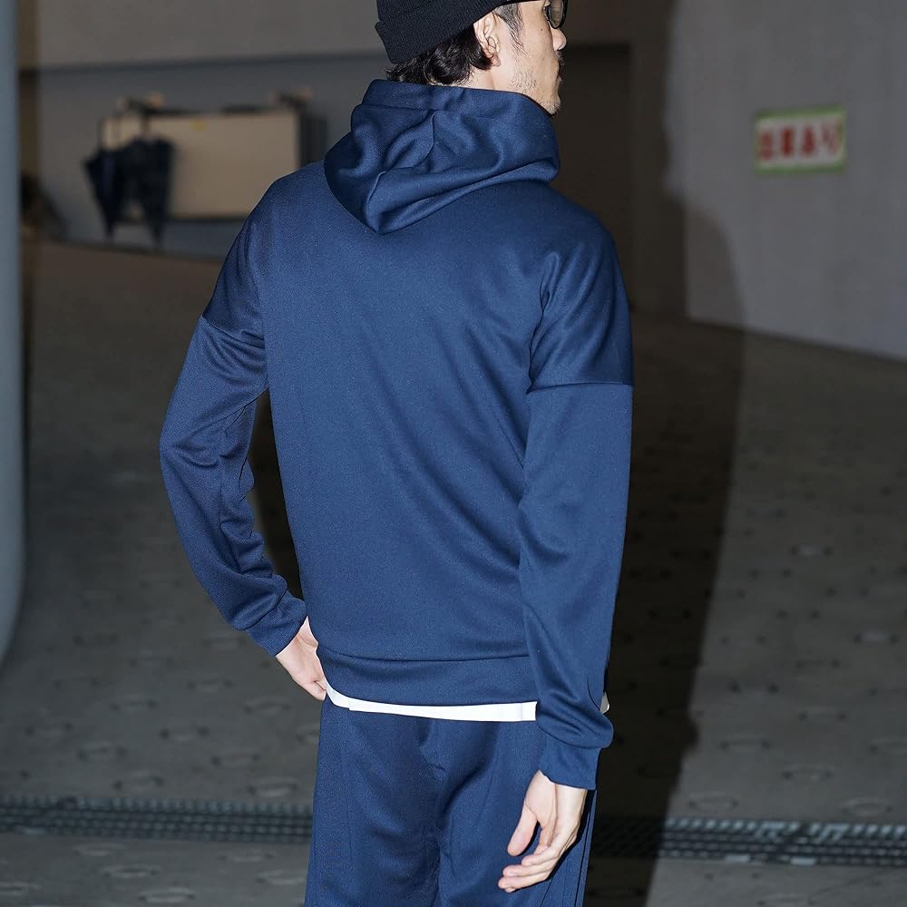 [Adidas Combat Sports] Jersey Top and Bottom Men's Long Sleeve Track Jacket Track Pants Setup TR-73 combat sports