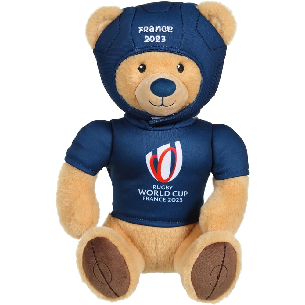 RWC2023 Rugby World Cup France France Rugby World Cup 2023 Paris Bear Plush Toy (Navy) [Parallel Import]