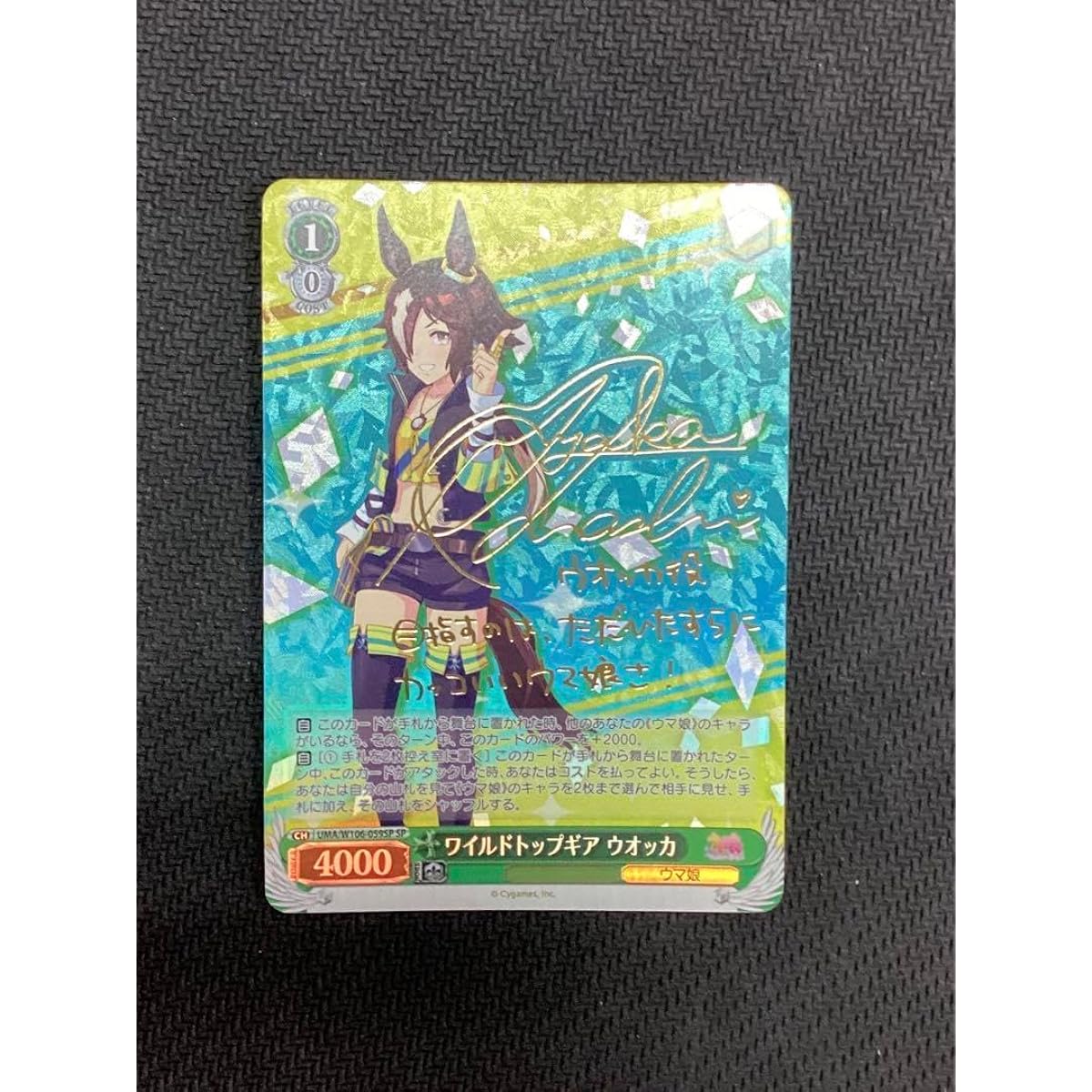 WS Uma Musume Wild Top Gear Vodka SP Sign DJQ6