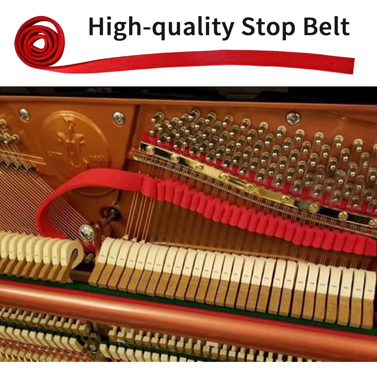 Tipatyard Piano Tuning Kit, 36 Piece Piano Tuner Kit with Piano Tuning Wrench, Professional Piano Tuning Tool Set