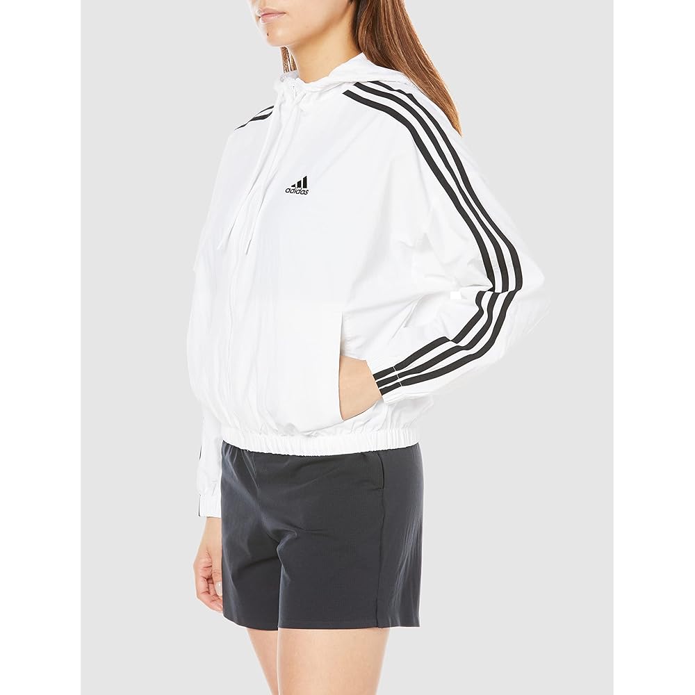 [Adidas] Essentials 3 Stripes Woven Windbreaker ETT60 Women's