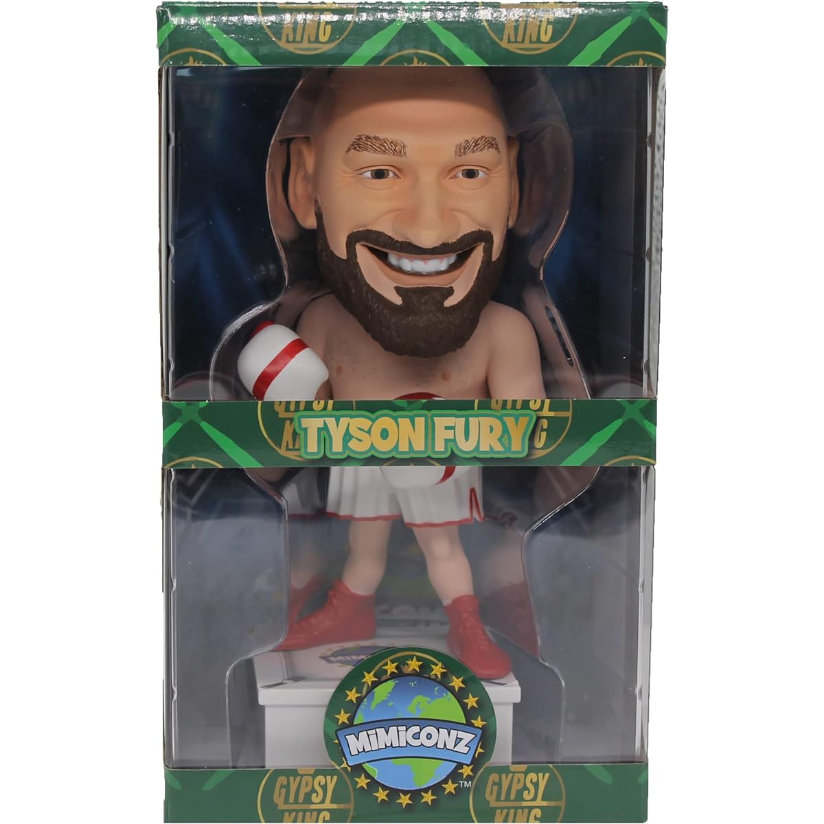Mimiconz Figure Sports Star Collection Tyson Fury. 20cm tall lifelike character, hand-painted novelty gift