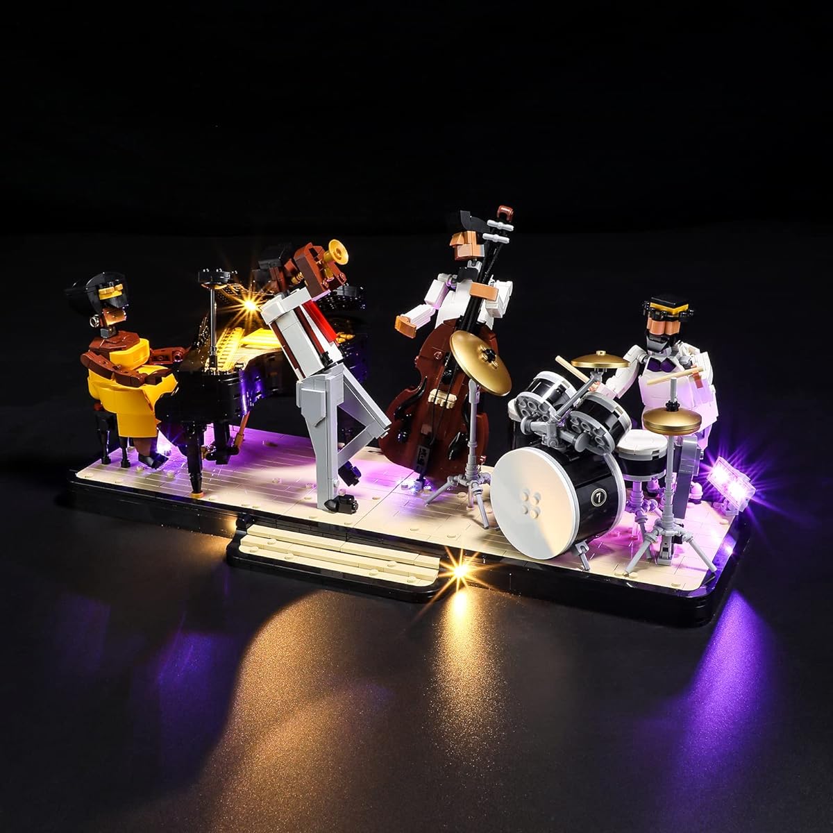 Lighting Light for Lego 21334 Jazz Quartet - LED Lighting Kit Compatible with Lego Building Blocks Model - Model Set Not Included