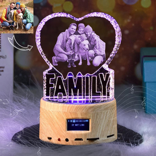 3D Crystal Photo Personalized Gift with Your Own Photo Unique Gift Birthday Gift Anniversary Gift