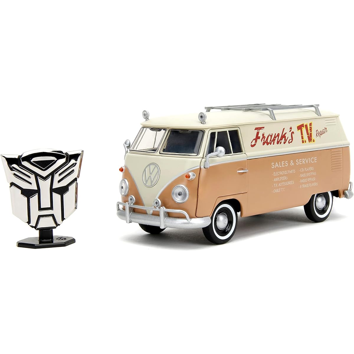 JADA TOYS 1/24 Transformers 7 Wheeljack Volkswagen Bus TRANSFORMERS WHEELJACK Mini Car [Parallel Import]