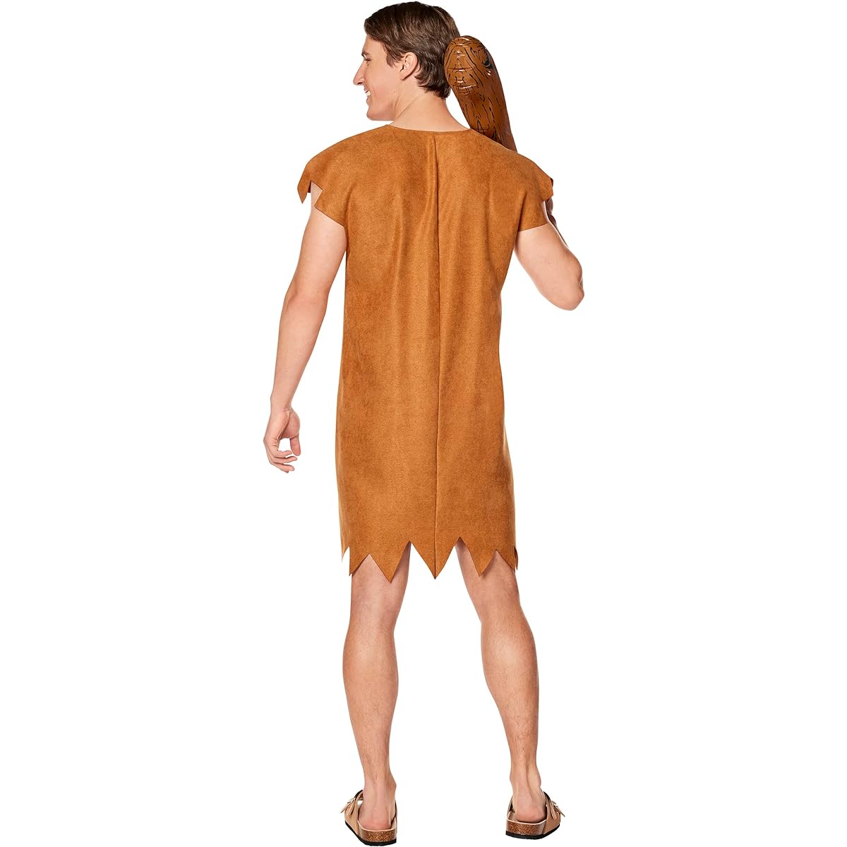 Spirit Halloween The Flintstones Adult Barney Rubble Costume | Officially Licensed | Pullover Style | Caveman Costume