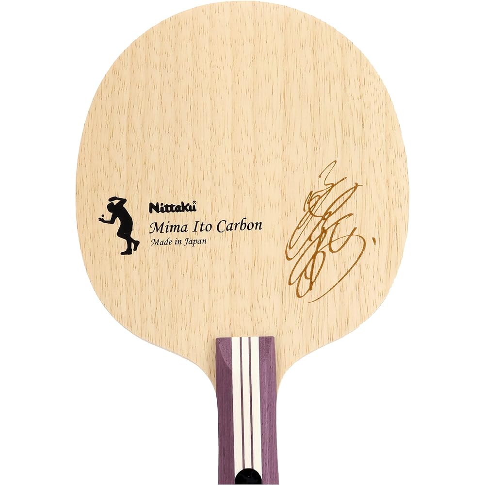 Nittaku Table Tennis Racket Mima Ito Shakehand Attack Carbon