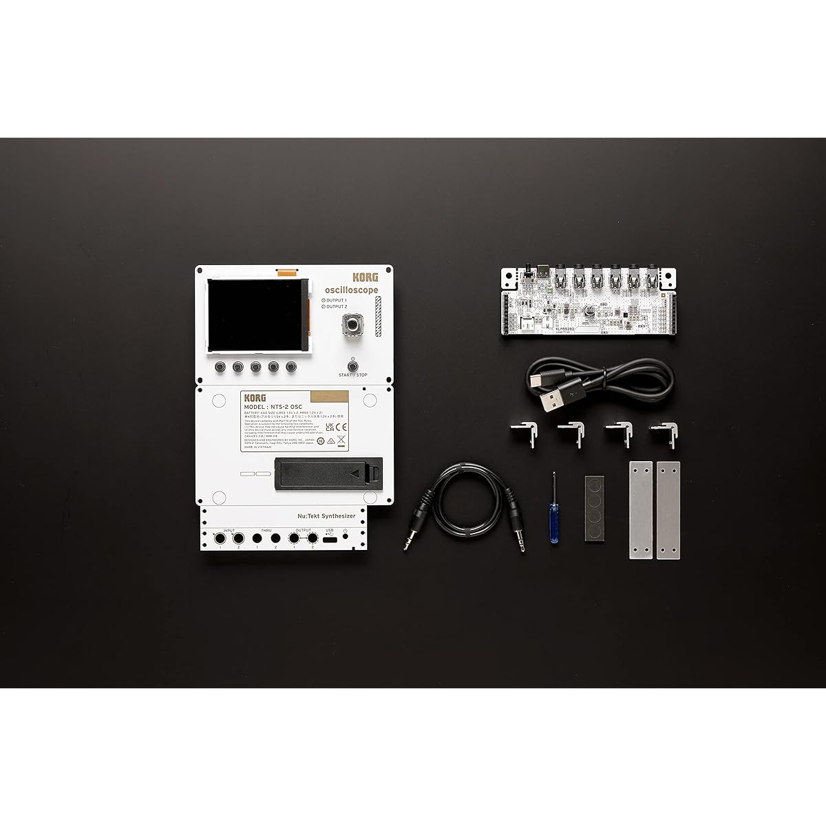 KORG Nu:Tekt NTS-2 oscilloscope kit Can be assembled without soldering DIY oscilloscope kit Multifunctional tool for musicians