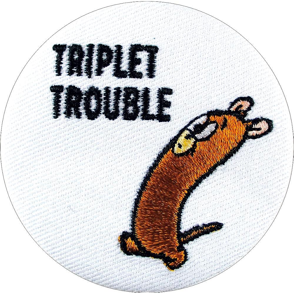 Tees Factory Tom & Jerry Embroidered Can Badge Box of 12 Funny Art Φ5.5×D0.5cm TJ-5522960BX