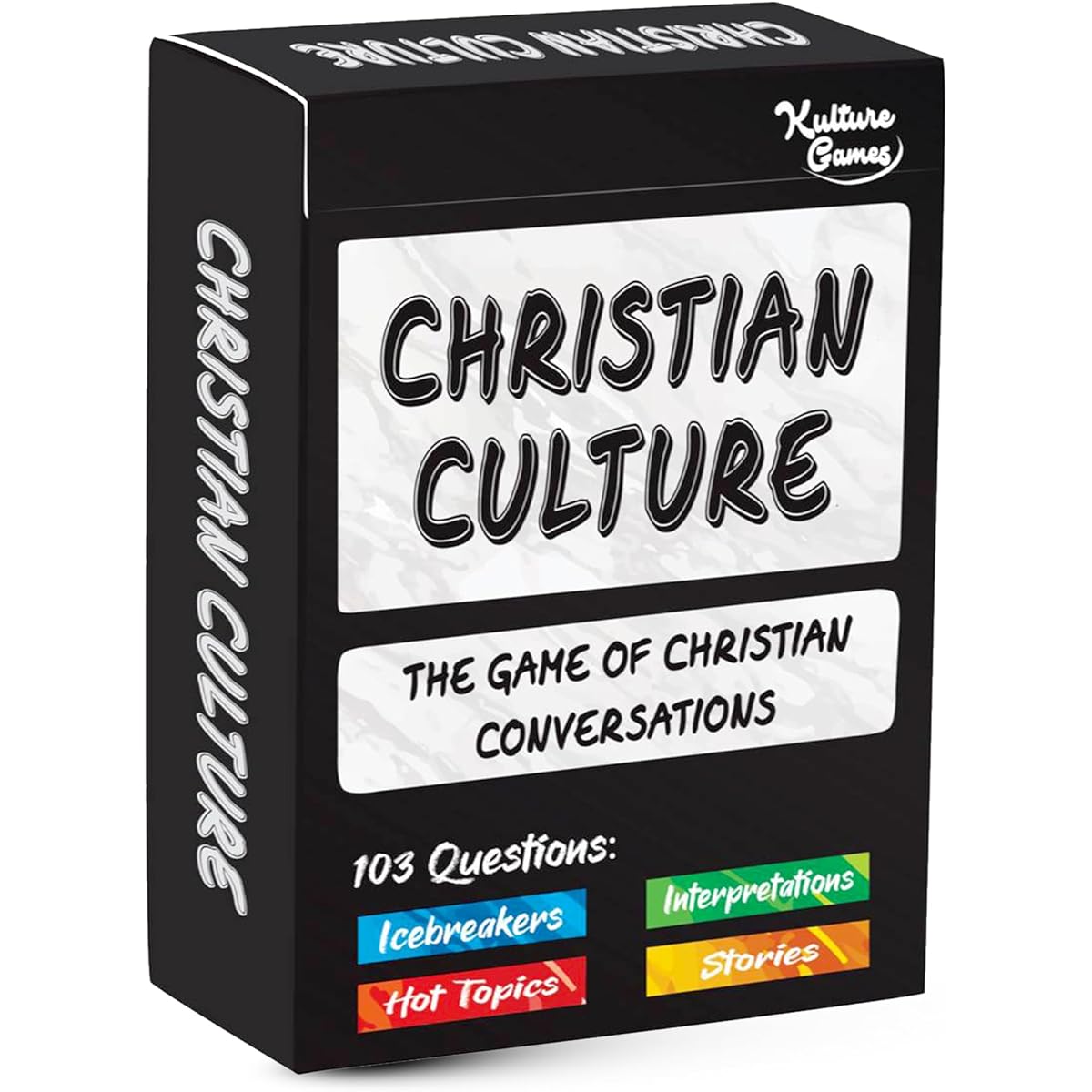 Kulture Games Christian Culture - Christian Conversation Games. Fun and thought-provoking conversation starters, conversation starters about God, Christianity and life.