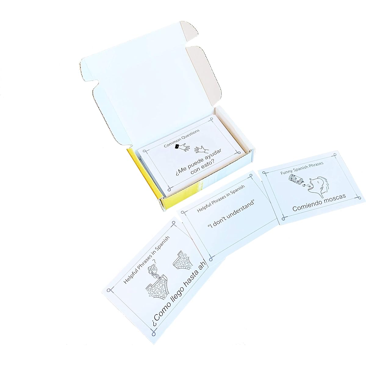 Premier Flashcards Spanish Learning Flashcards | The Most Important and Useful Spanish Phrases | Perfect for Learning Spanish as a Second Language | Made in the USA