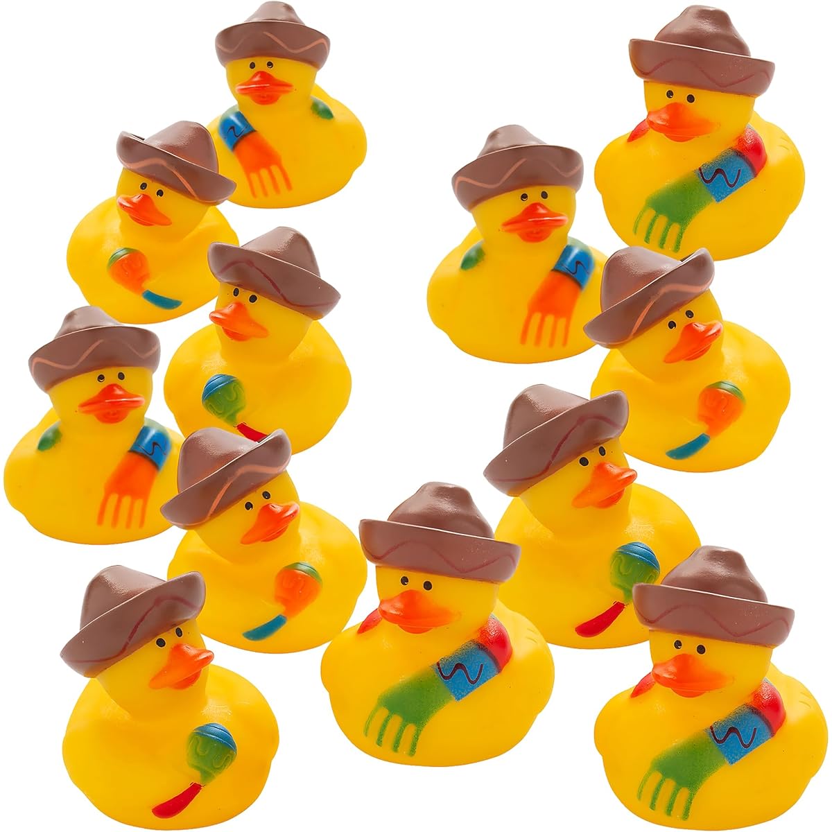 Fiesta Rubber Ducky 1 Dozen [Toy]