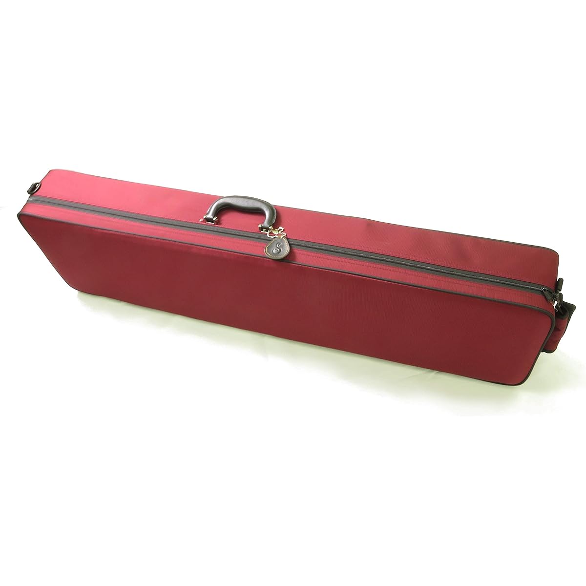 Lightweight water-repellent trunk shamisen hard case long bag with backpack Futazawa/Tsugaru red