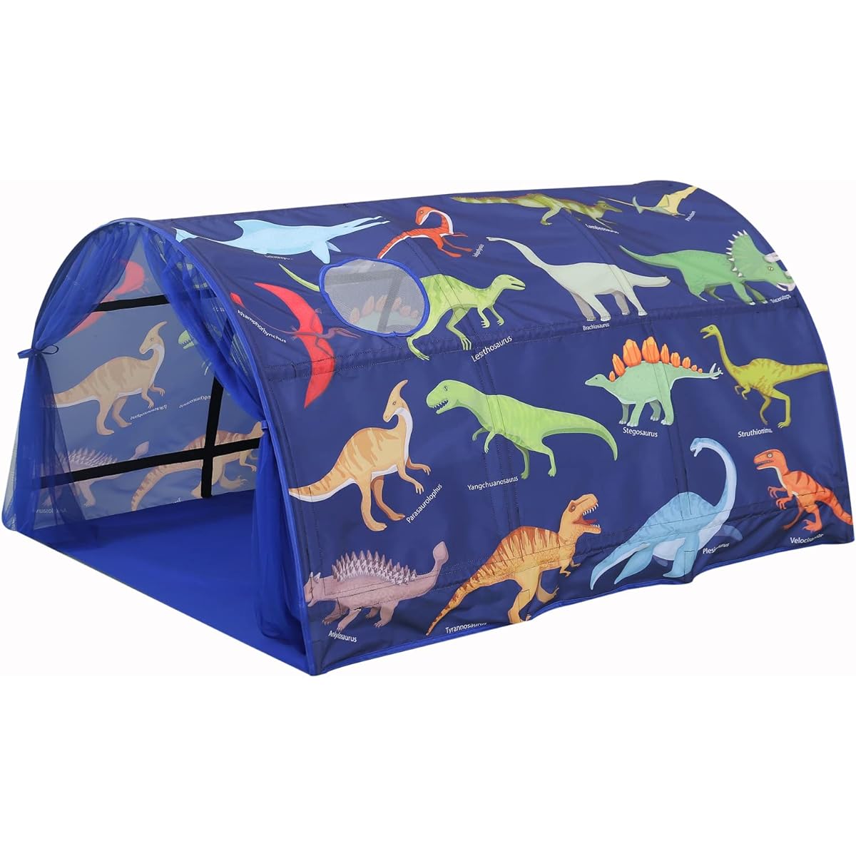 Kids Bed Tent Lucky Castle Toddler Bed Tent Foldable Game House Kids Play Tent for Girls Boys Breathable Cottage Combination Sleeping Canopy Playhouse Double Net Curtain with Storage Bag