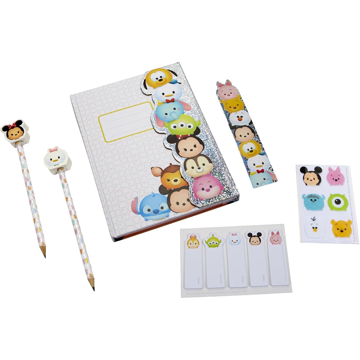 [Tsum Tsum] Tsum Tsum Disney Holographic Deluxe Agenda Book with Accessories Playset 09116 [Parallel Import]