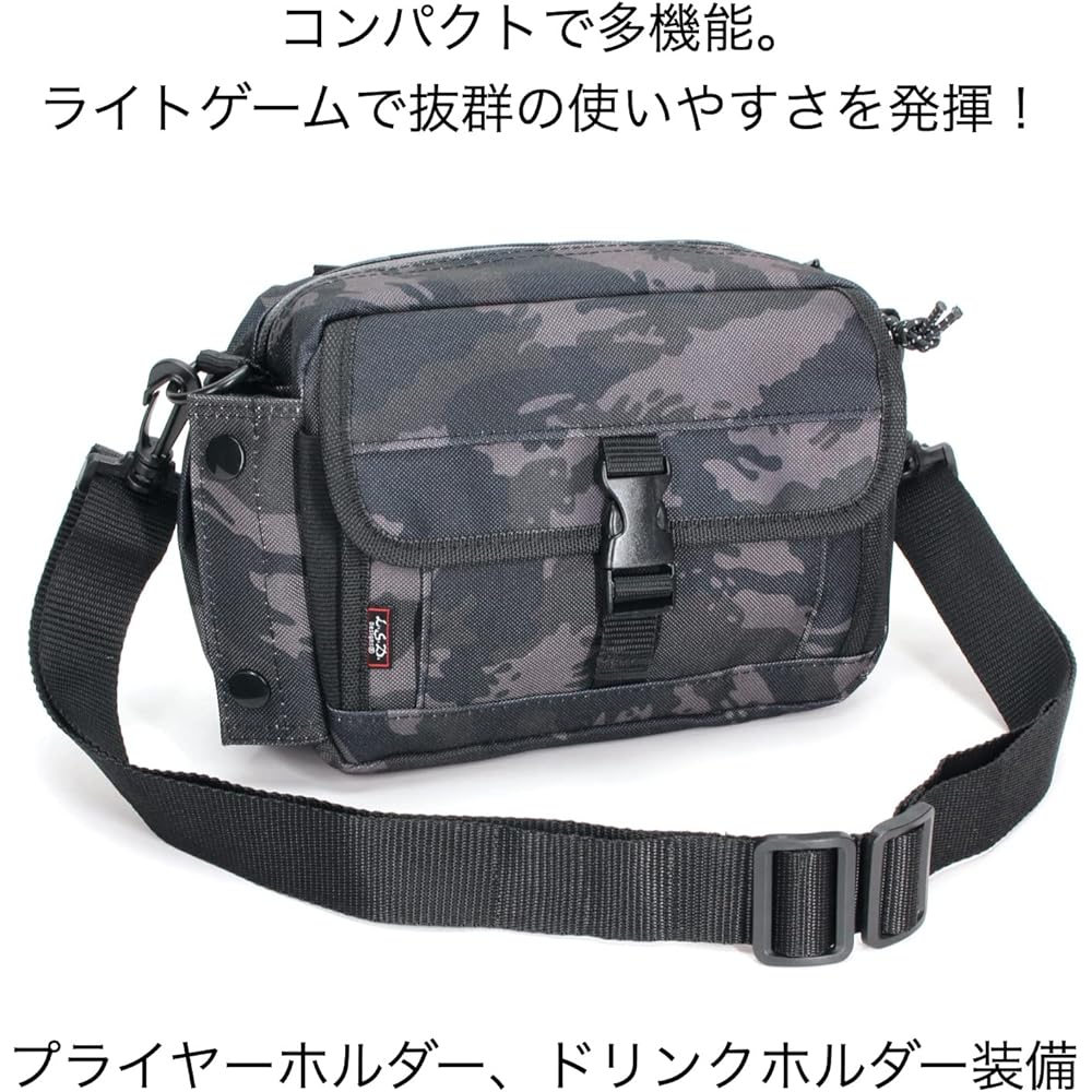 Love Soul Dream LSD Designs Mini Shoulder Pack Side Light Game Rangan Drink Holder Equipped Fishing Bag Compact Water Repellent Fabric