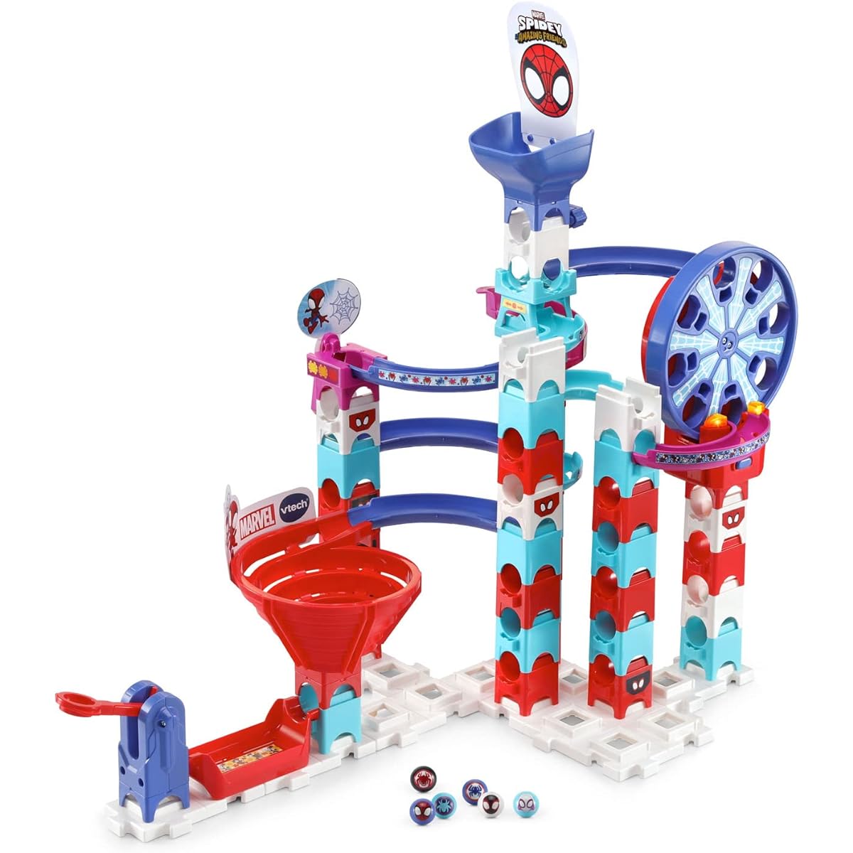 VTech Spidey and His Amazing Friends Marble Rush Go-Spidey-Go!セット